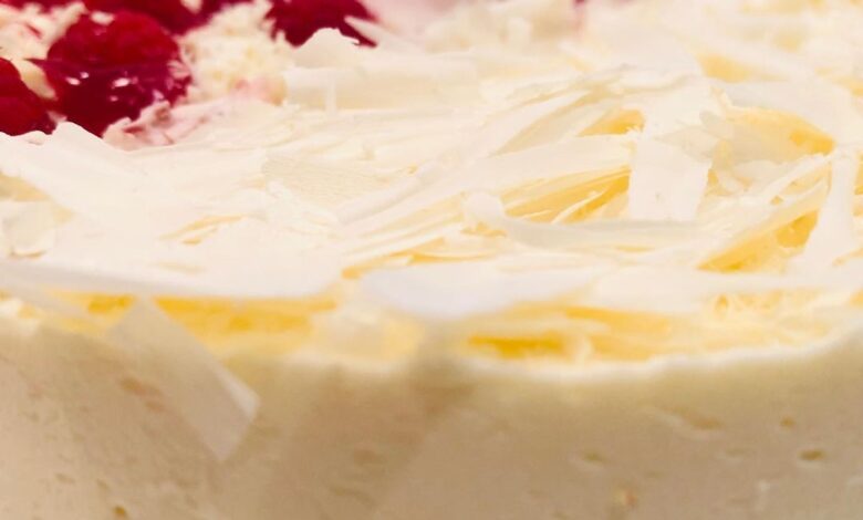 White chocolate and raspberry 5050 cheesecake just in case you