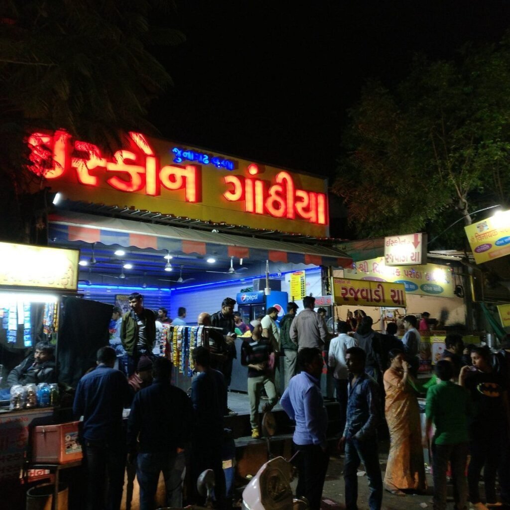 Best street food places in Ahmedabad.