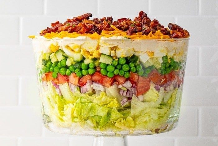 seven layer salad recipe
