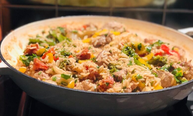 Multi functional Pork and Rice