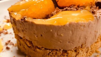 Chocolate Orange cheesecake