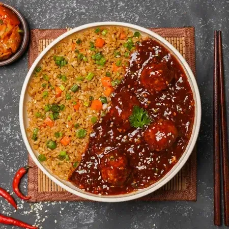 Manchurian Fried Rice Recipe