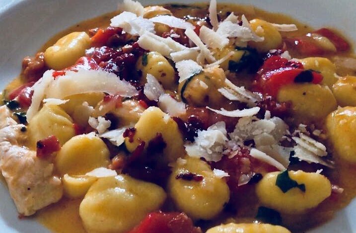 Gnocchi Hen Roasted Peppers Recipe