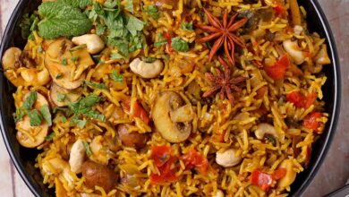 Mushroom Biryani Recipe