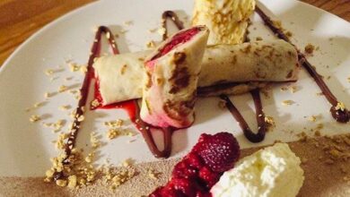 Pancake day revisit to a past creation Chocolate and raspberry