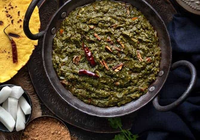 Sarson Ka saag Recipe