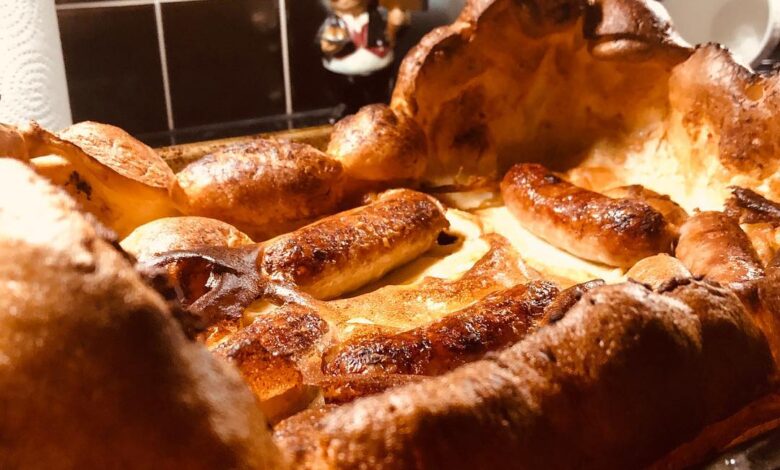 Simple Sunday Supper Toad in the Hole