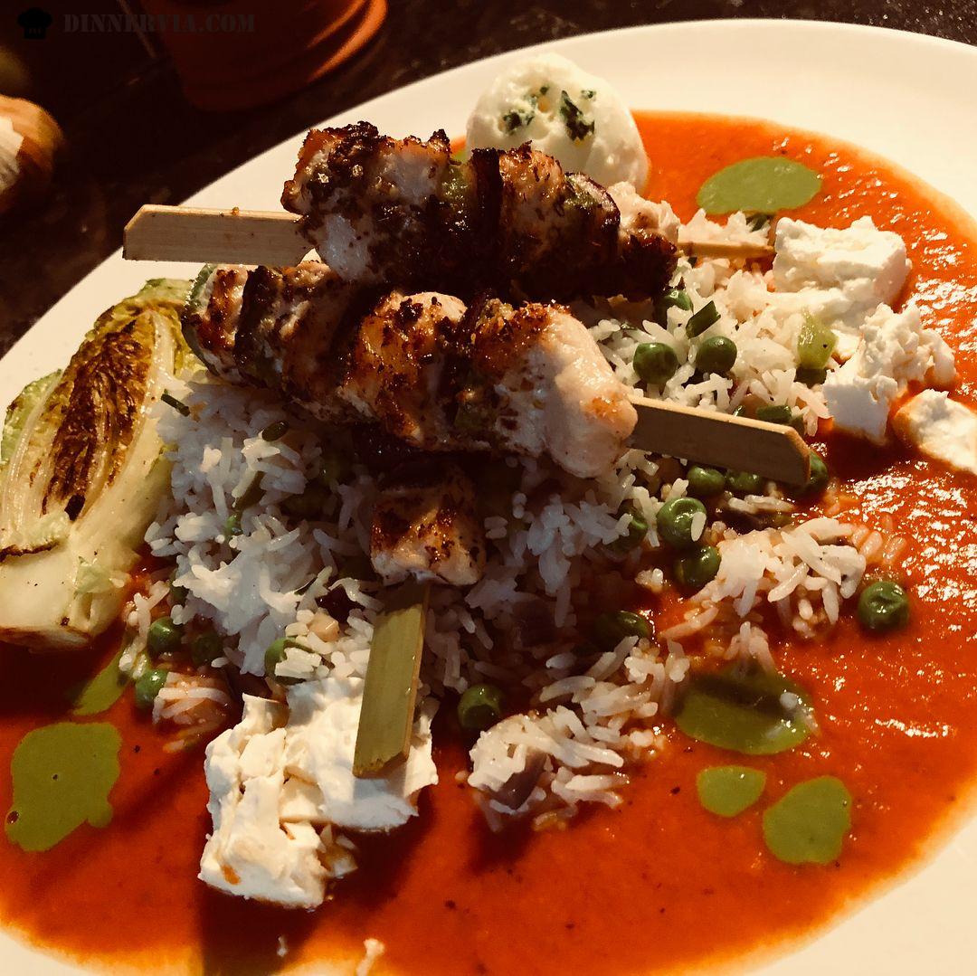 Grilled Souvlaki Hen Skewers: Mediterranean Delight Recipe