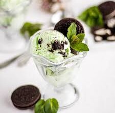 Mint Oreo ice cream Recipe