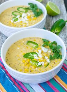 Instant Pot Mexican Street Corn Soup Recipe 