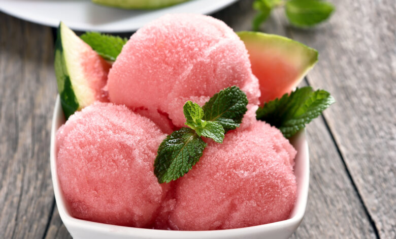 watermelon ice cream recipe